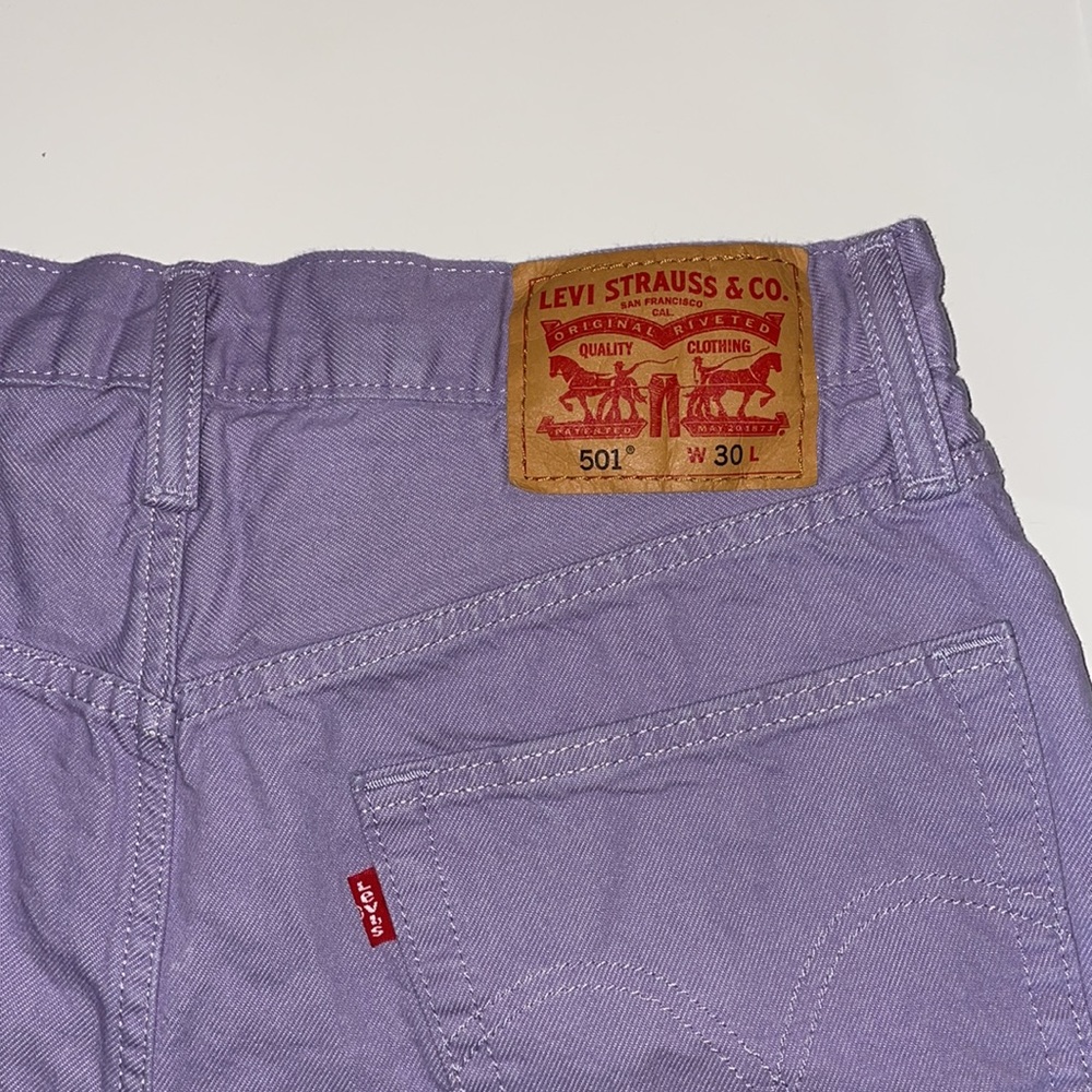 Purple Levi’s Shorts NWOT
